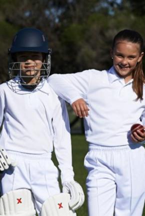 CHILD'S LONG SLEEVE CRICKET POLO