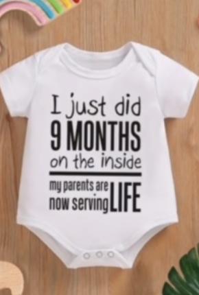 BABIES PRINTED ONESIE